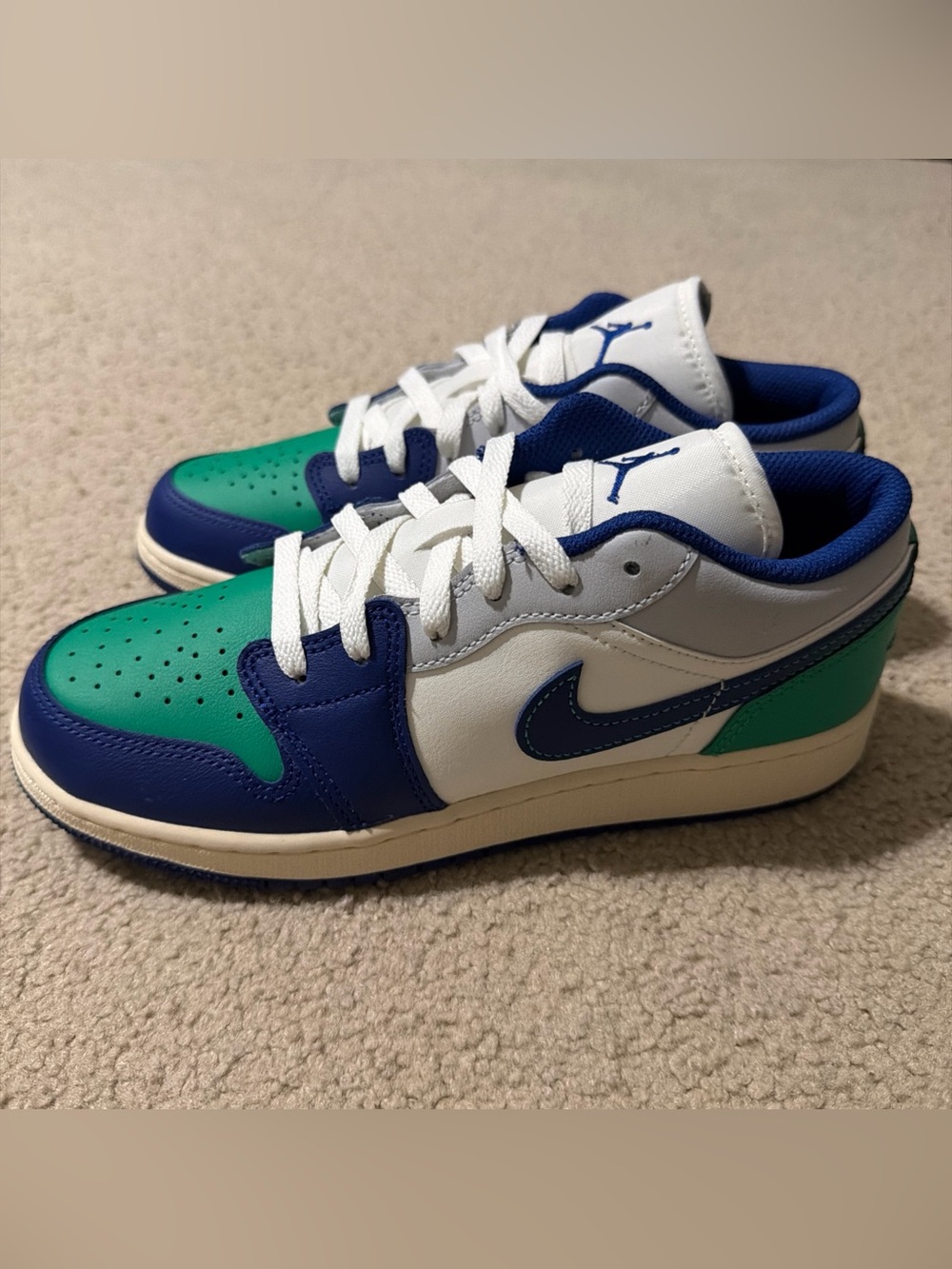 Nike Air Jordan 1 Low Youth Size 6 Womens7.5 Shoes Sneakers 553560 147 NEW